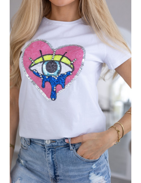 Bluzka See You Biała