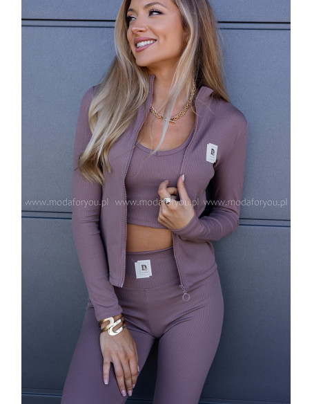 Komplet Sportowy 3w1 Tacco Ciemny Beż