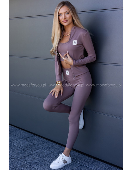 Komplet Sportowy 3w1 Tacco Ciemny Beż