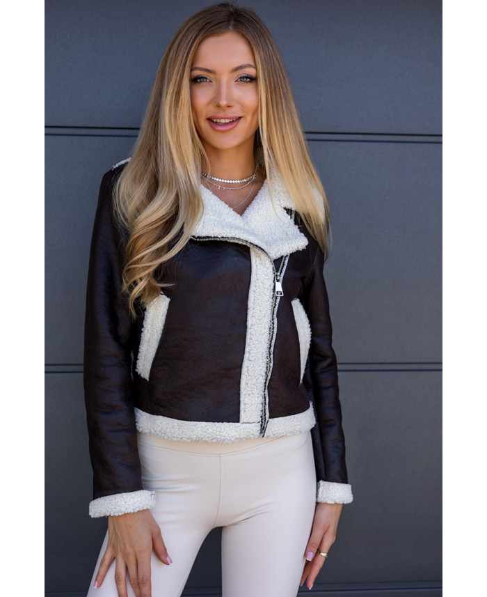 Kurtka Pilotka Brązowa