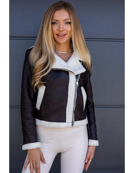 Kurtka Pilotka Brązowa