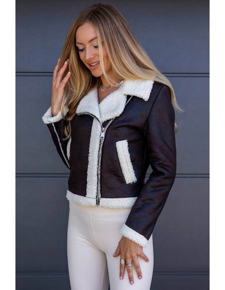 Kurtka Pilotka Brązowa