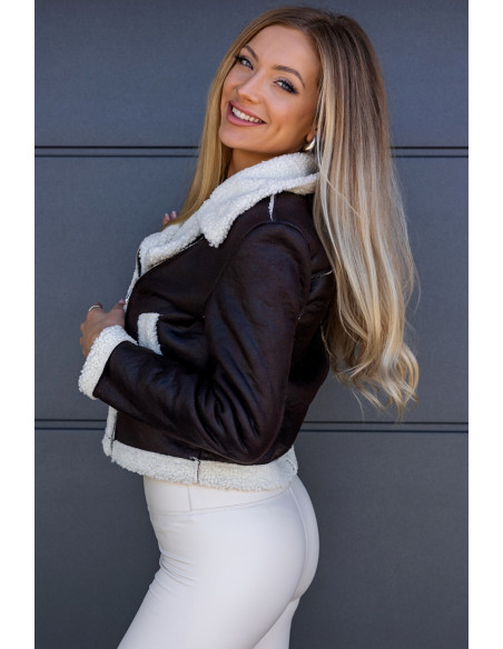 Kurtka Pilotka Brązowa