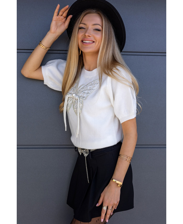 Sweterek Butterfly Ekri