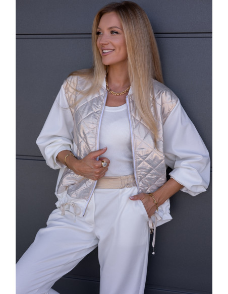 Kurtka Bomberka Pikowana Golden