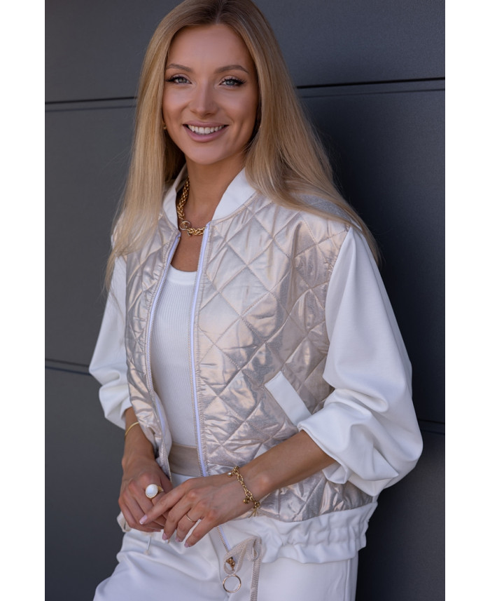 Kurtka Bomberka Pikowana Golden