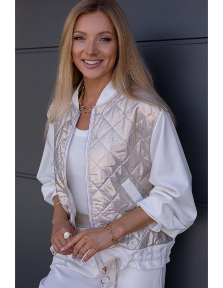 Kurtka Bomberka Pikowana Golden