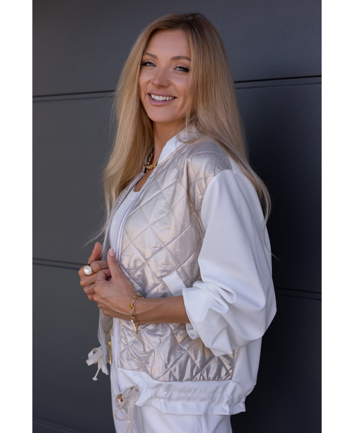 Kurtka Bomberka Pikowana Golden