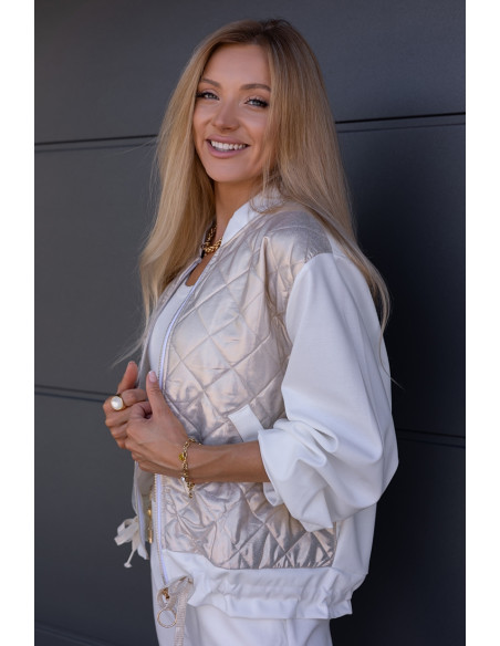 Kurtka Bomberka Pikowana Golden