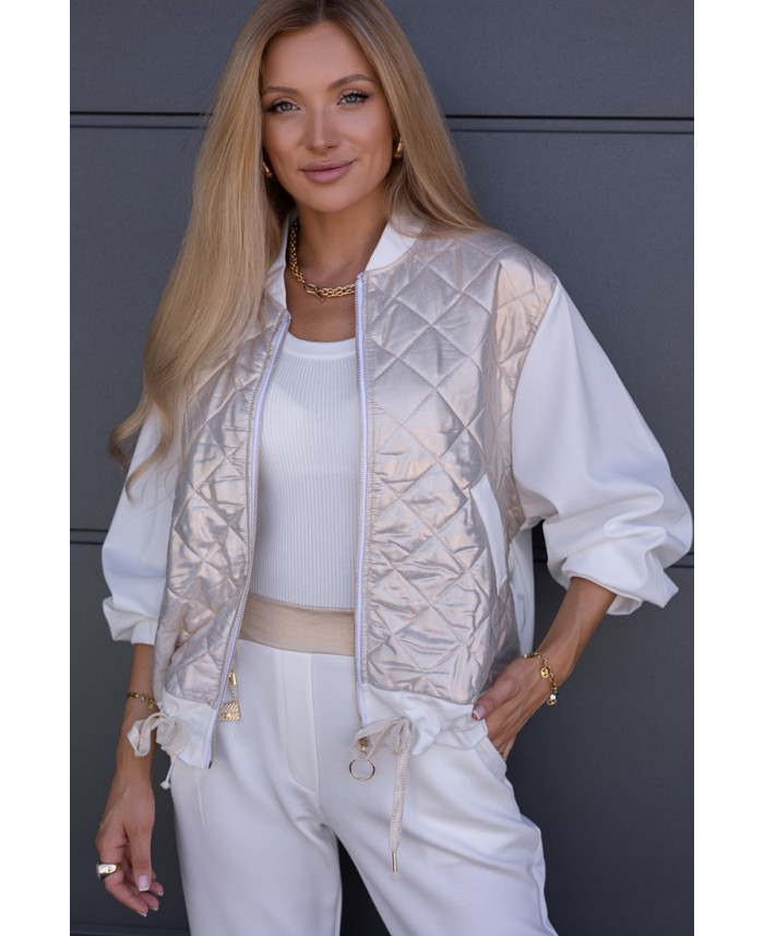 Kurtka Bomberka Pikowana Golden