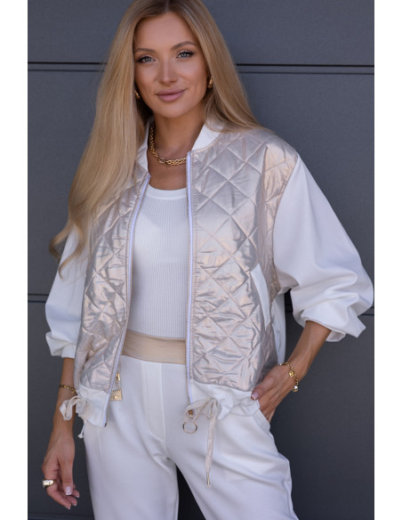 Kurtka Bomberka Pikowana Golden