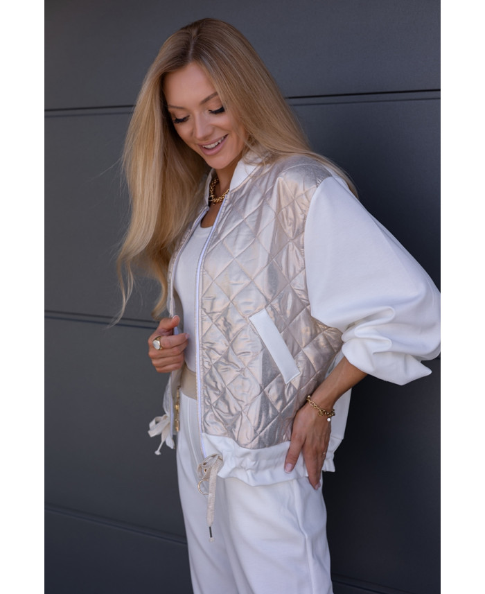 Kurtka Bomberka Pikowana Golden