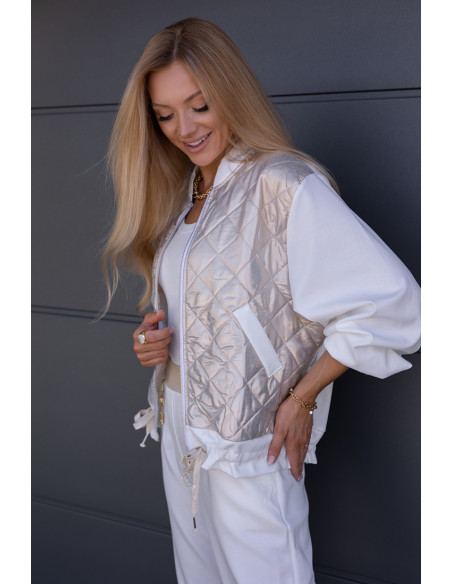 Kurtka Bomberka Pikowana Golden