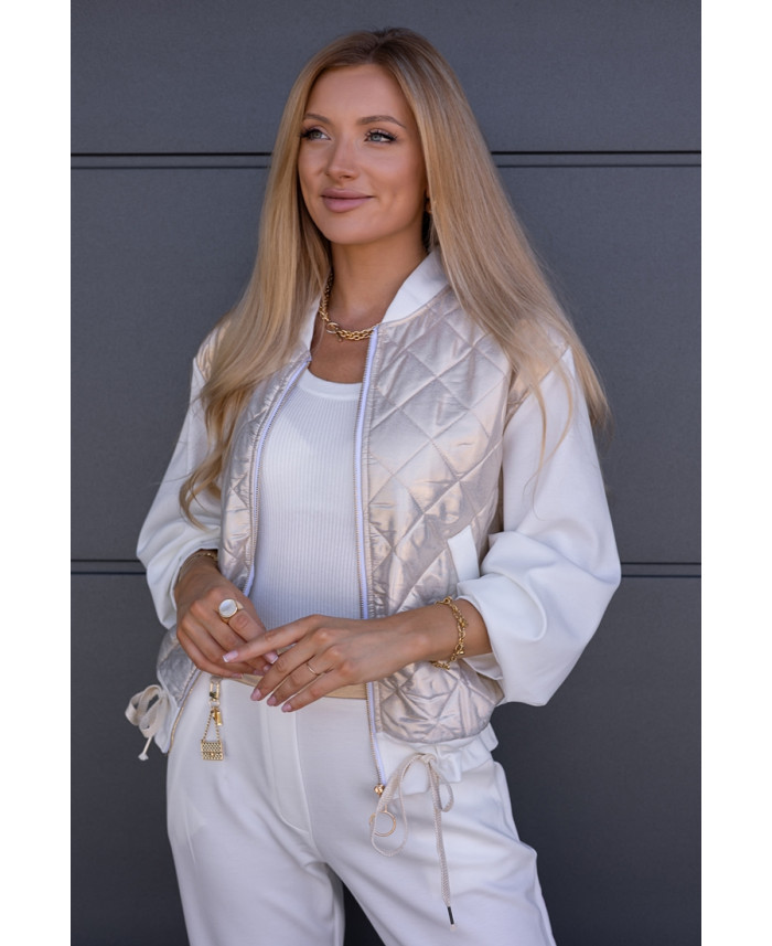 Kurtka Bomberka Pikowana Golden