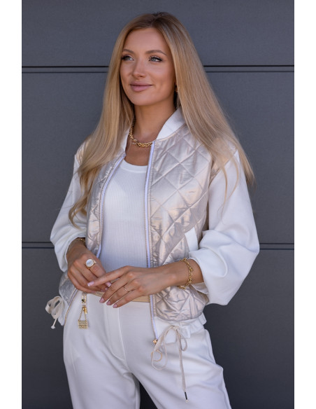 Kurtka Bomberka Pikowana Golden