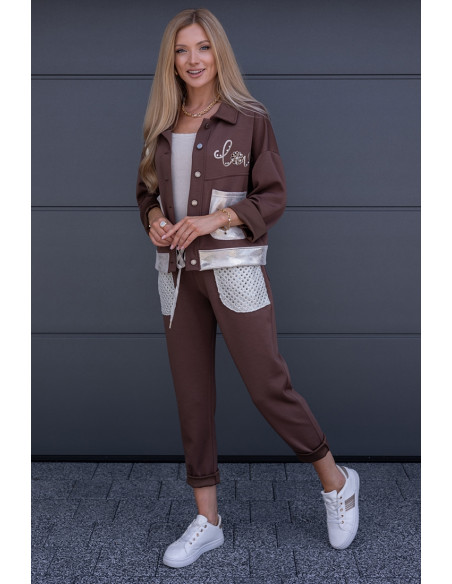 Spodnie Sollo Brązowe