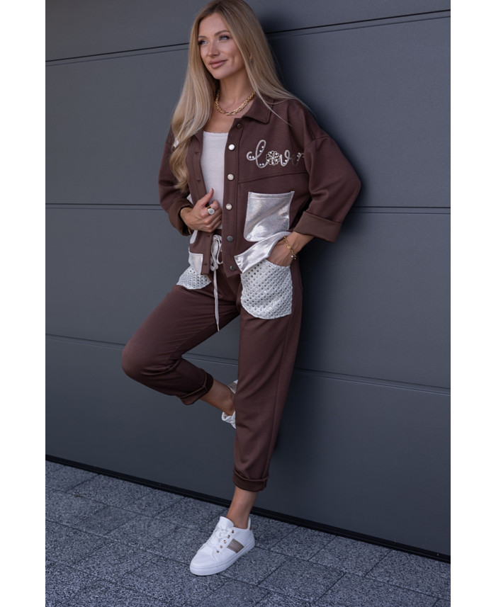 Spodnie Sollo Brązowe