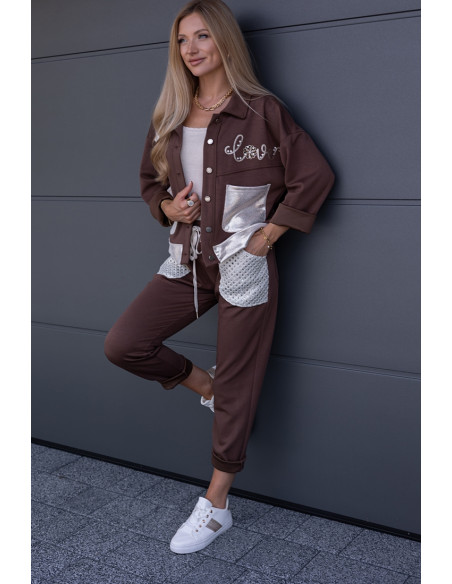 Spodnie Sollo Brązowe