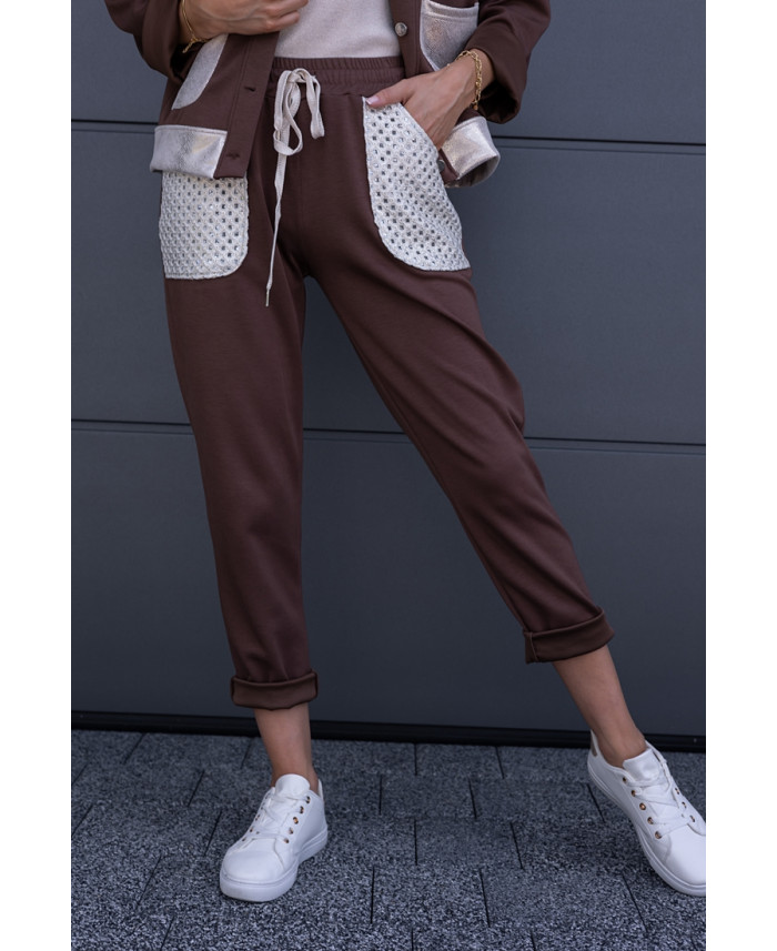 Spodnie Sollo Brązowe