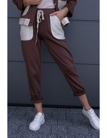 Spodnie Sollo Brązowe