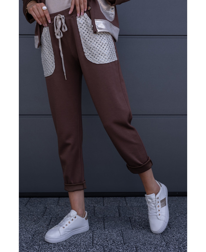 Spodnie Sollo Brązowe