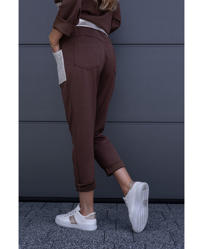 Spodnie Sollo Brązowe