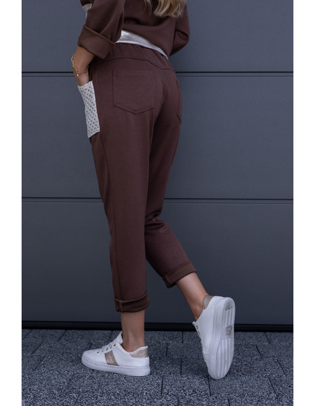 Spodnie Sollo Brązowe