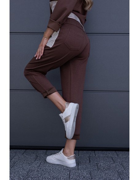 Spodnie Sollo Brązowe