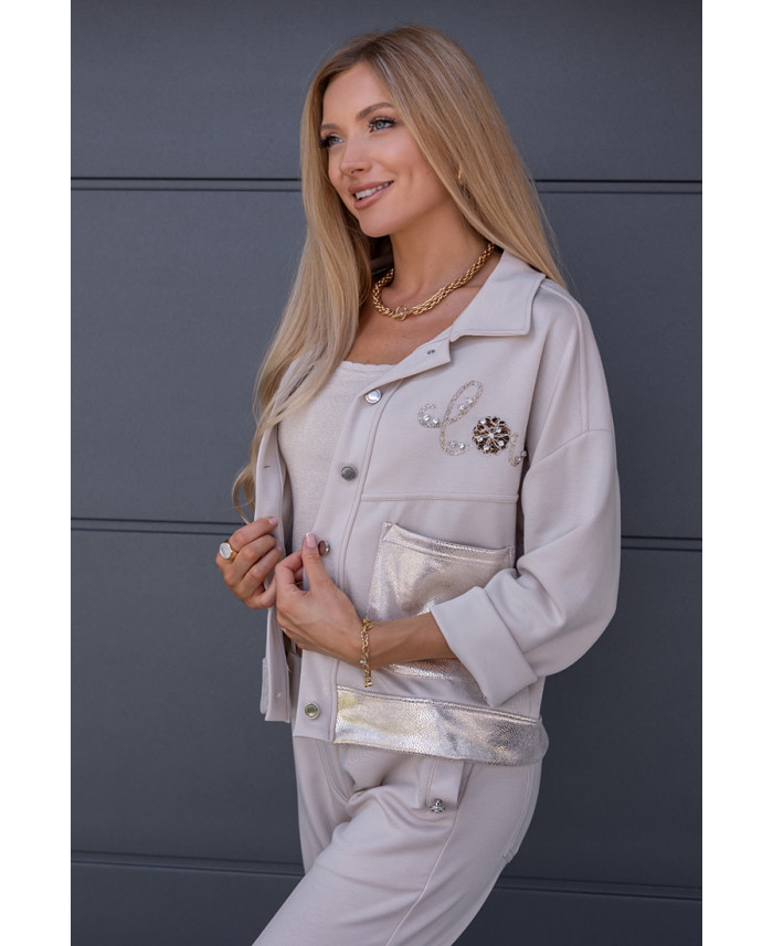 Kurtka Katana Lover Beżowa