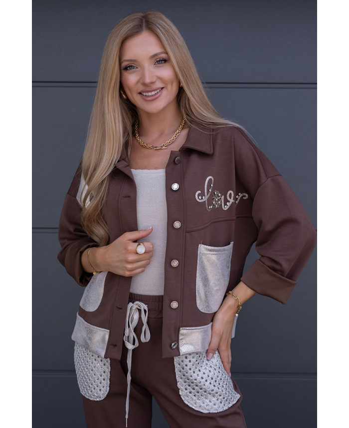 Kurtka Katana Lover Brązowa