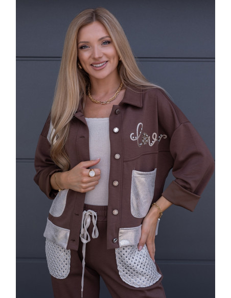 Kurtka Katana Lover Brązowa