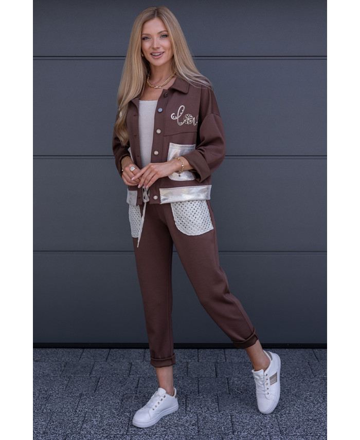 Kurtka Katana Lover Brązowa