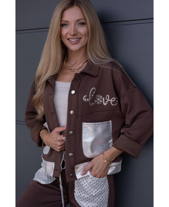 Kurtka Katana Lover Brązowa