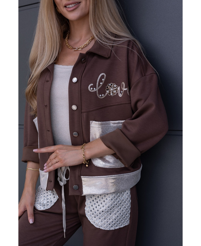 Kurtka Katana Lover Brązowa