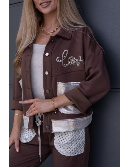 Kurtka Katana Lover Brązowa