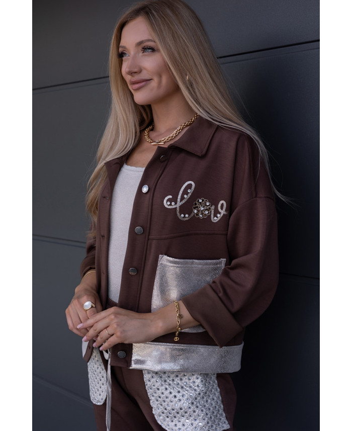 Kurtka Katana Lover Brązowa