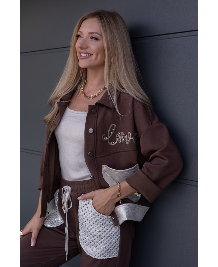 Kurtka Katana Lover Brązowa