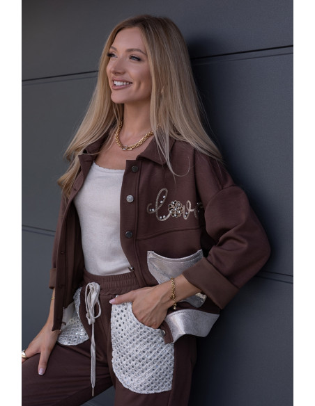 Kurtka Katana Lover Brązowa