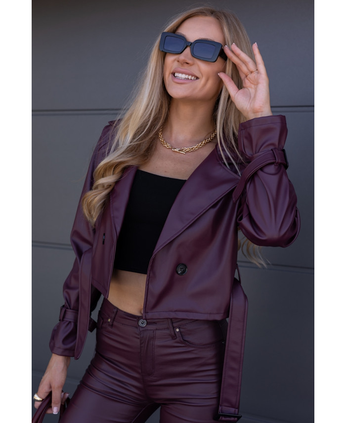 Kurtka Skay Sollo Bordowa