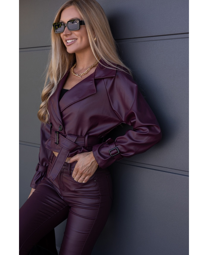 Kurtka Skay Sollo Bordowa