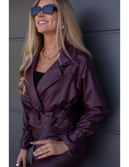 Kurtka Skay Sollo Bordowa