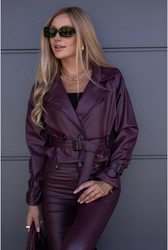 Kurtka Skay Sollo Bordowa