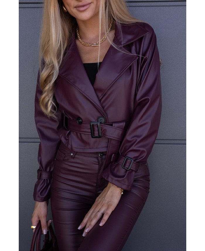 Kurtka Skay Sollo Bordowa