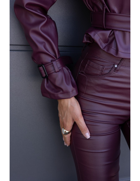 Kurtka Skay Sollo Bordowa