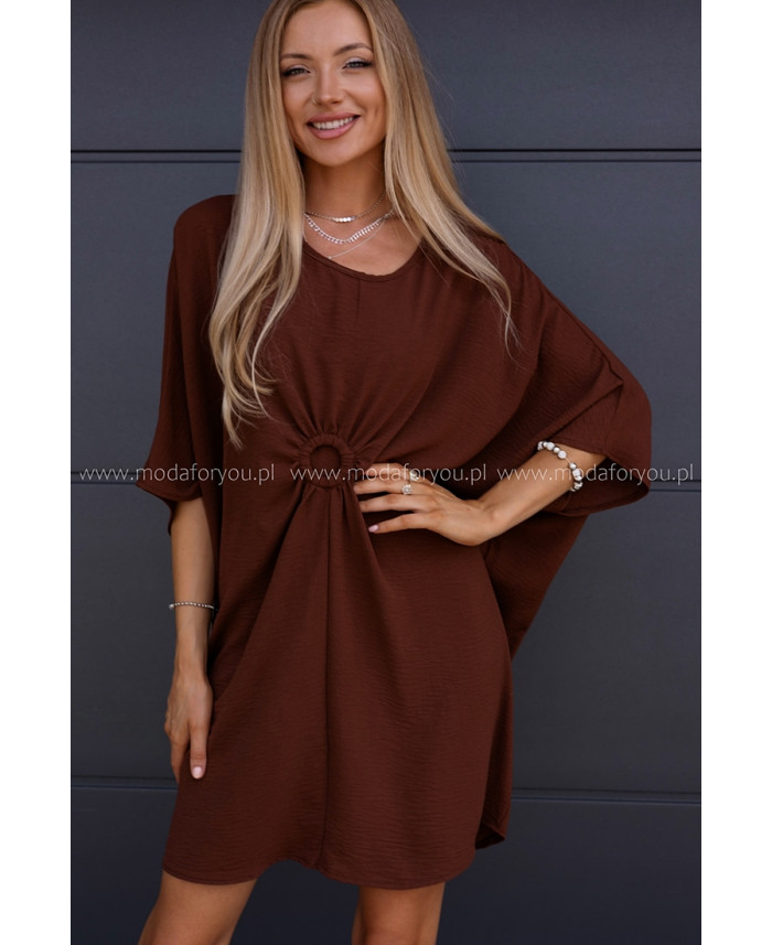 Sukienka Drone Brązowa