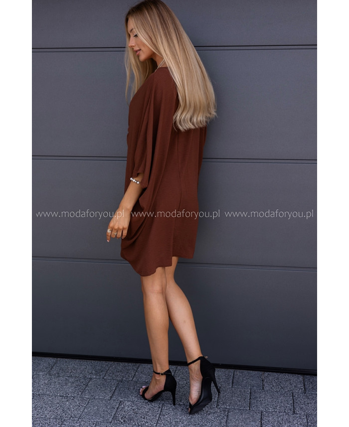 Sukienka Drone Brązowa