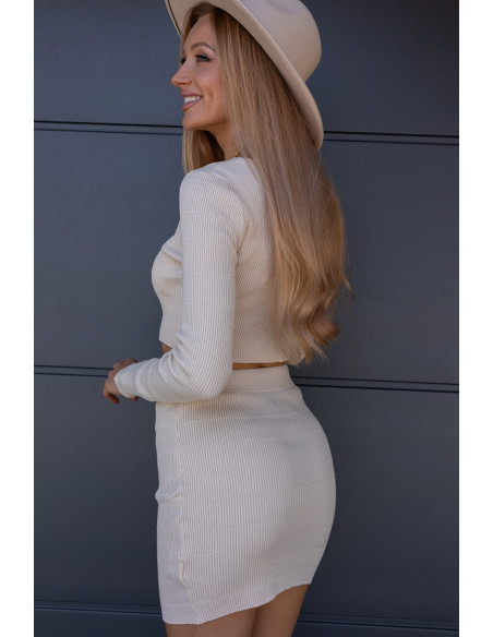 Komplet Heart Beżowy