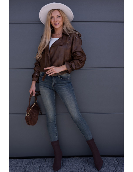 Kurtka Skay Gomez Brązowa