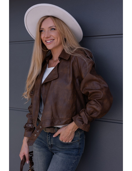 Kurtka Skay Gomez Brązowa