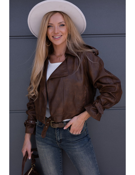 Kurtka Skay Gomez Brązowa